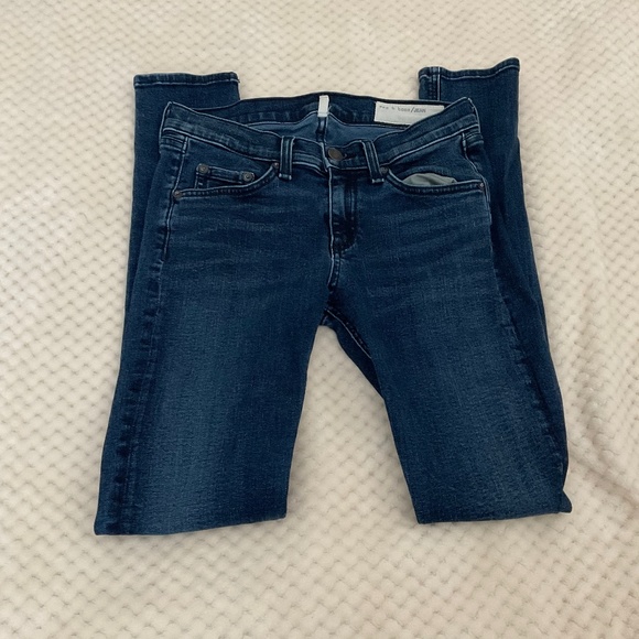 rag & bone Denim - Rag & Bone Dark Wash Coronado Skinny Jeans